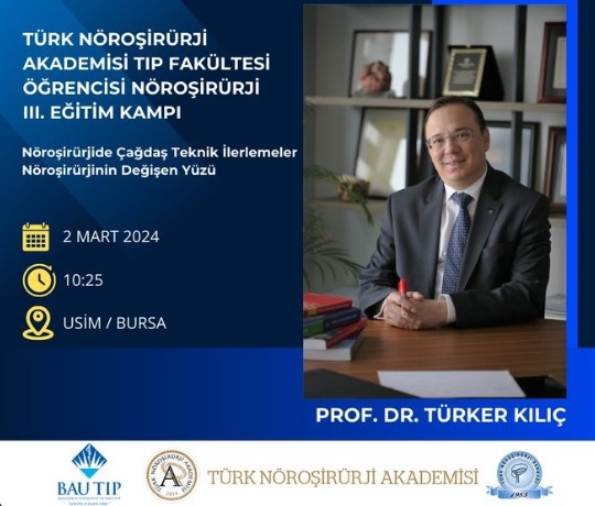 TÜRK NÜROŞİRÜRJİ AKADEMİSİ TIP FAKÜLTESİ ÖĞRENCİSİ III. EĞİTİM KAMPI