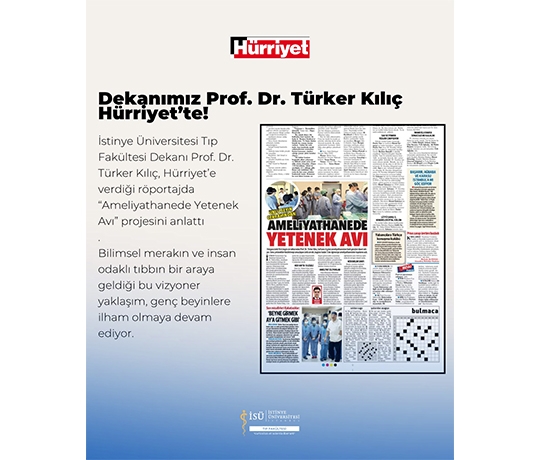 DEKANIMIZ PROF. DR. TÜRKER KILIÇ HÜRRİYET'TE!