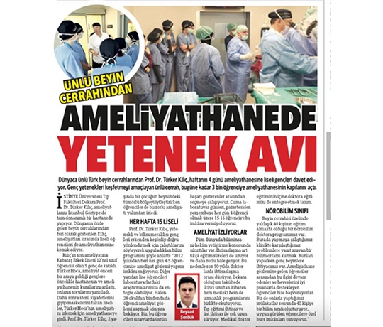 Geleceğin Bilim İnsanı - Hekimlerini Arayışımız Sürüyor